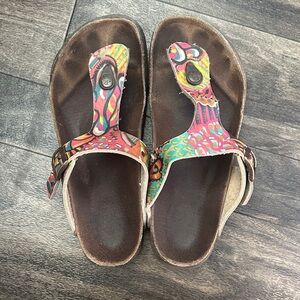 Papillio Birkenstock Sandals size 39 multicolored